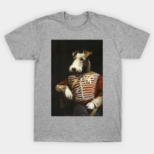 Victorian Fox Terrier In Uniform T-Shirt